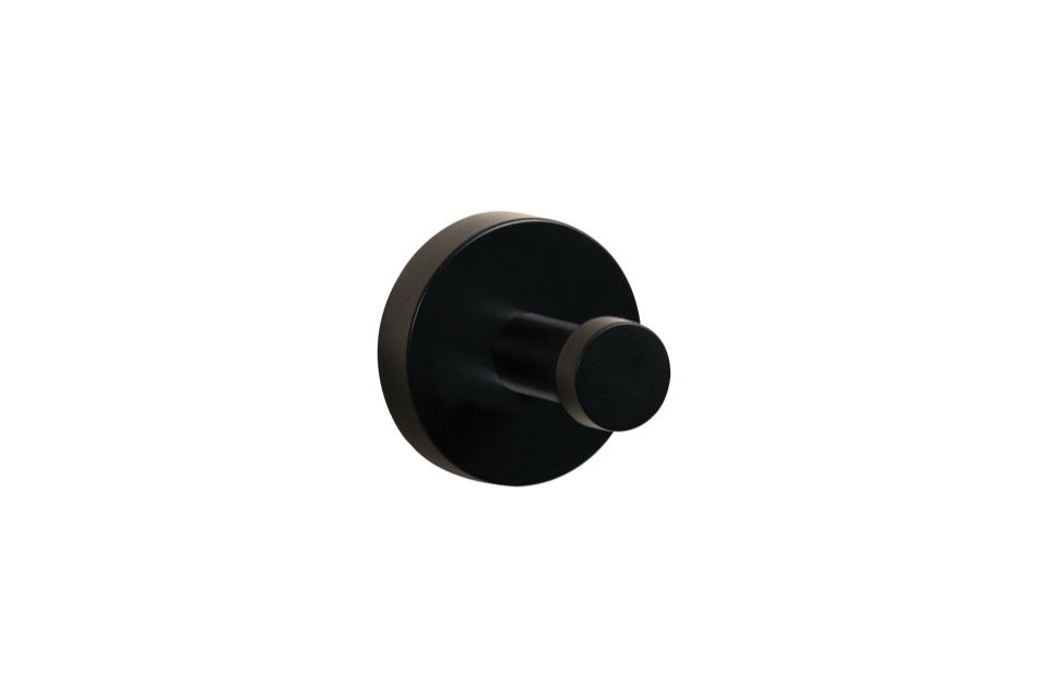 AMK® Croydex Flexi Fix Matt Black Epsom Robe Hook
