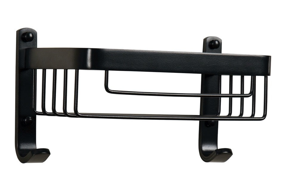 AMK® Croydex Aluminium Chunk Large Basket Black