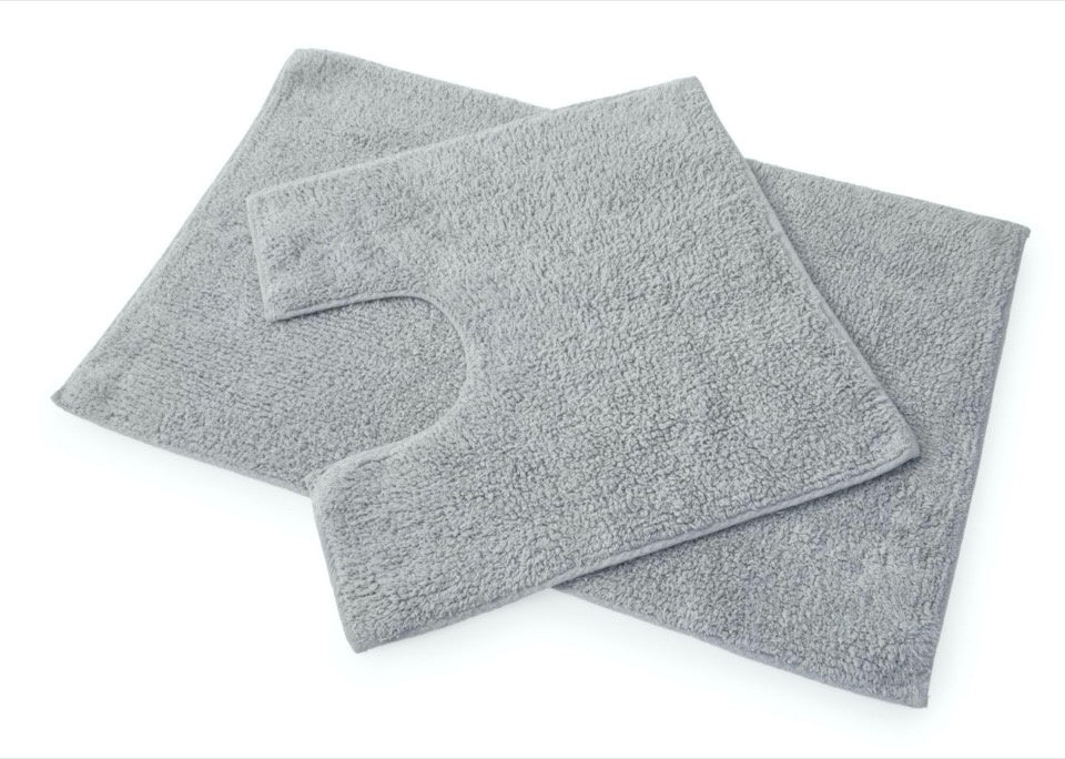 AMK® Blue Canyon Premier Bath Set 2 Piece Grey