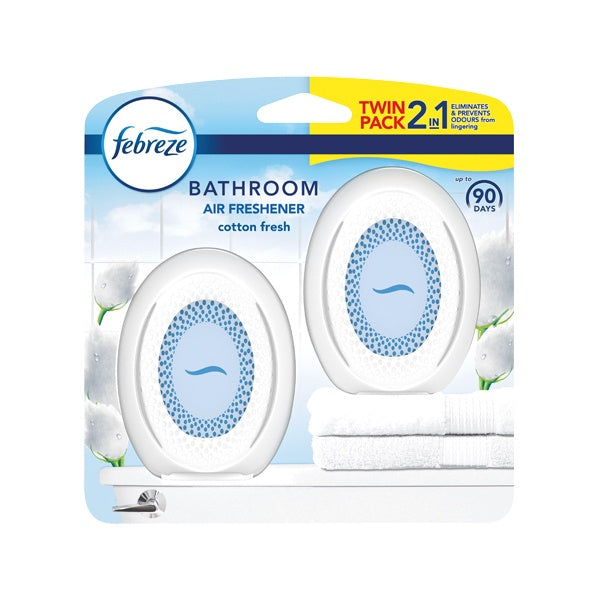 AMK® Febreze Bathroom Air Freshener Cotton Twin Pack