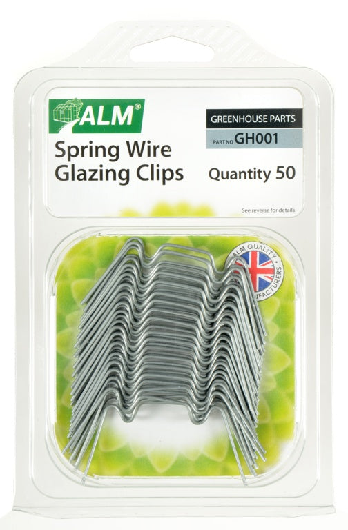 AMK® ALM Spring Wire Glazing Clips Pack of 50