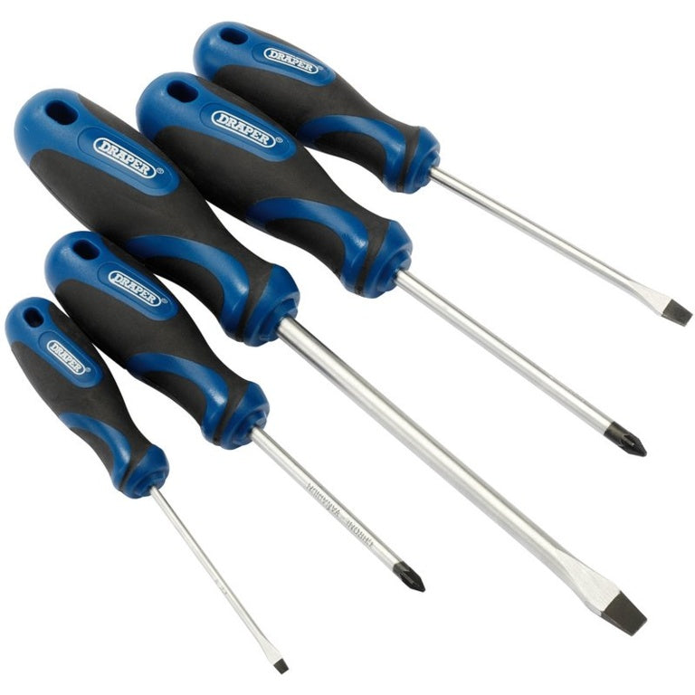 AMK® Draper Soft Grip Screwdriver Set 5 Piece