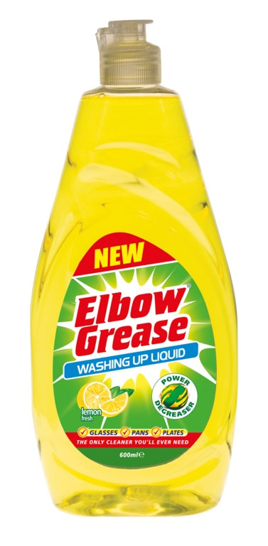 AMK® Elbow Grease Washing Up Liquid Lemon Fresh / 600ml