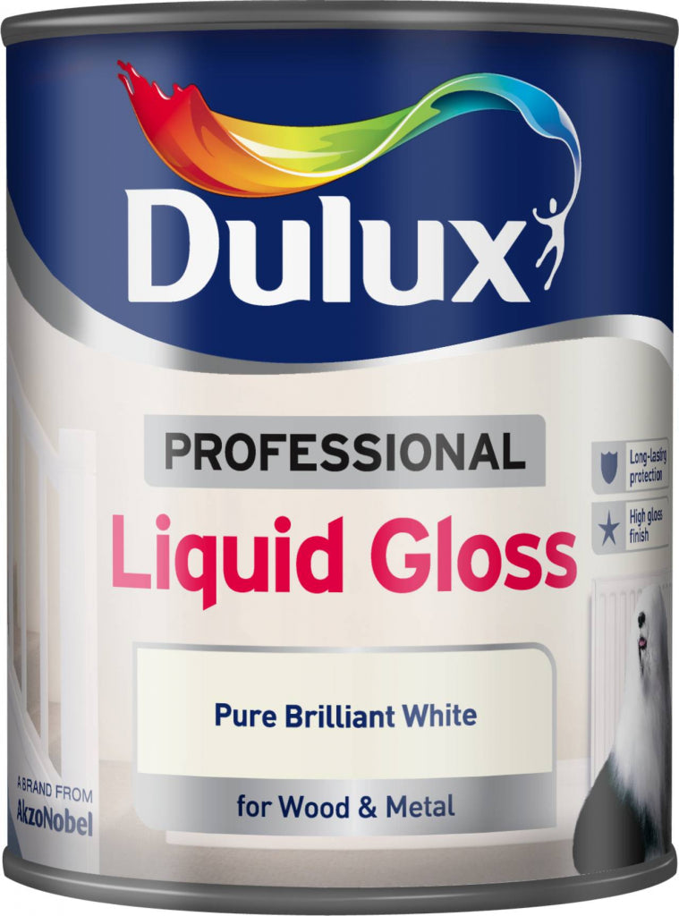 AMK® Dulux Professional Liquid Gloss 750ml Pure Brilliant White