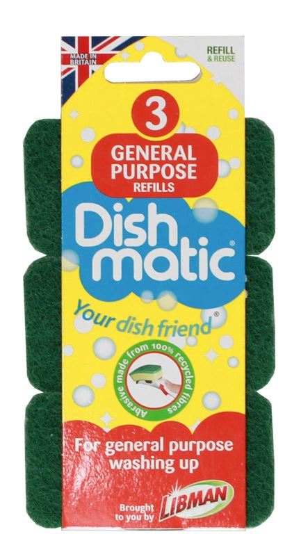 AMK® Dishmatic Sponge Refills Pack 3