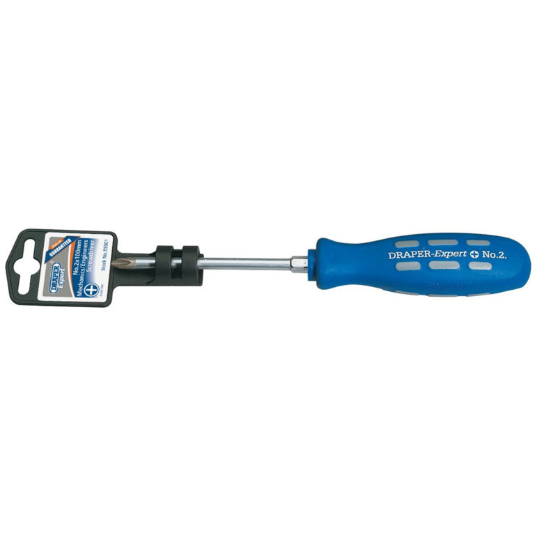AMK® Draper Cross Slot Mechanics Screwdriver No 2 100mm