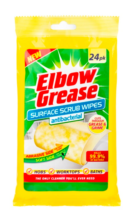 AMK® Elbow Grease Surface Scrub Wipes 24 Pack