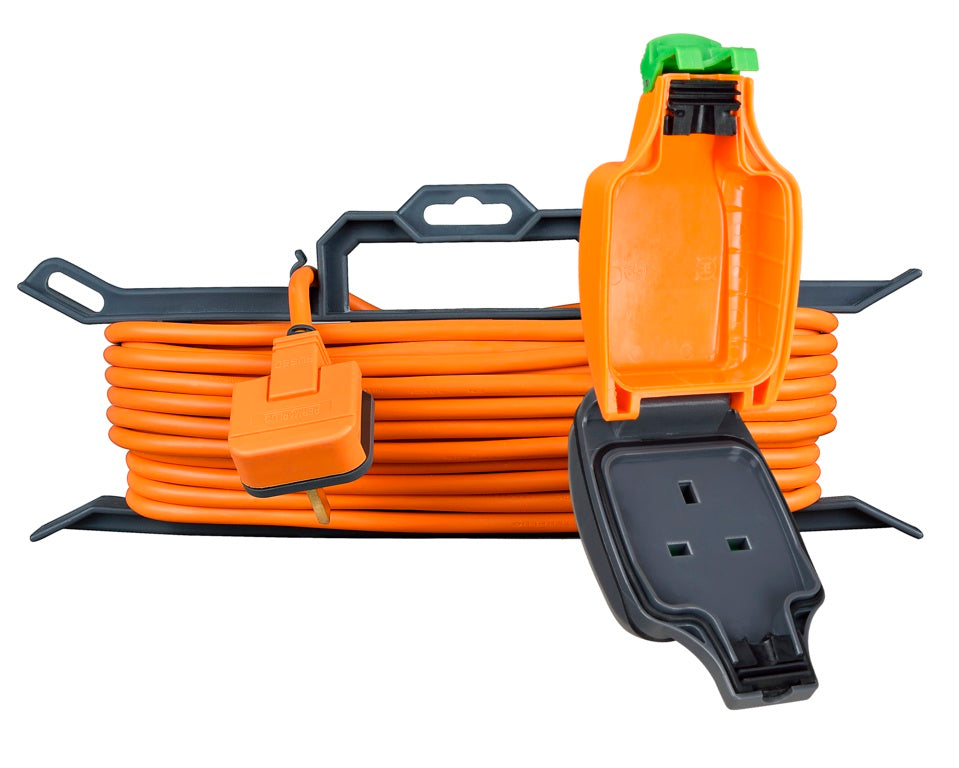 AMK® Masterplug Extension Lead 1 Gang 15m / IP54