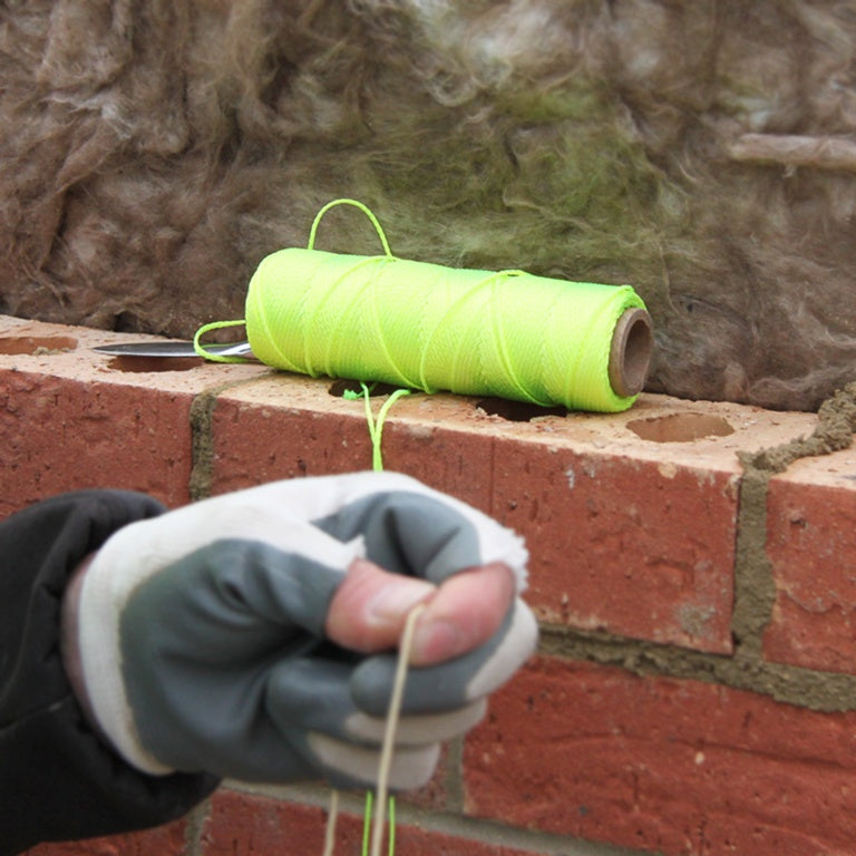 AMK® Marshalltown Mason Braided Nylon Line 76m Fluorescent Yellow