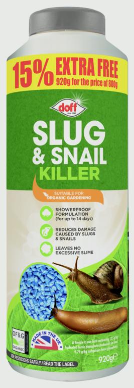 AMK® Doff Slug & Snail Killer 800g PLUS 15% Free