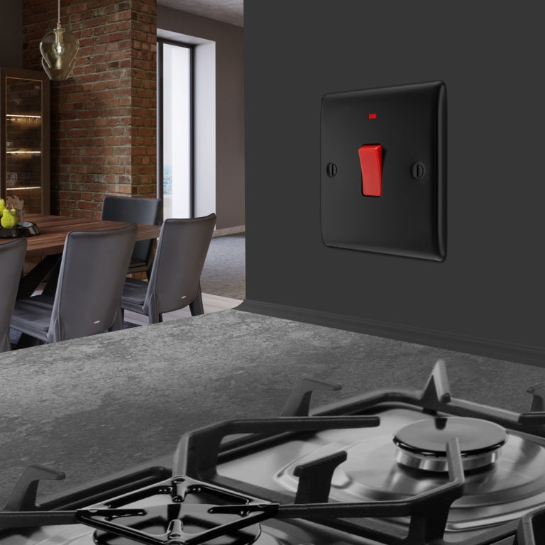 AMK® BG Square Cooker Control Unit 45a Matt Black