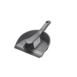 AMK® Addis Metallic Dustpan Set Stiff