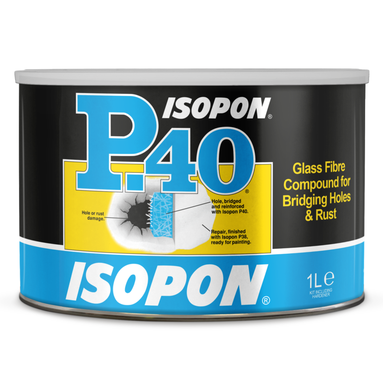 AMK® Isopon P.40 Glass Fibre Body Filler 1L