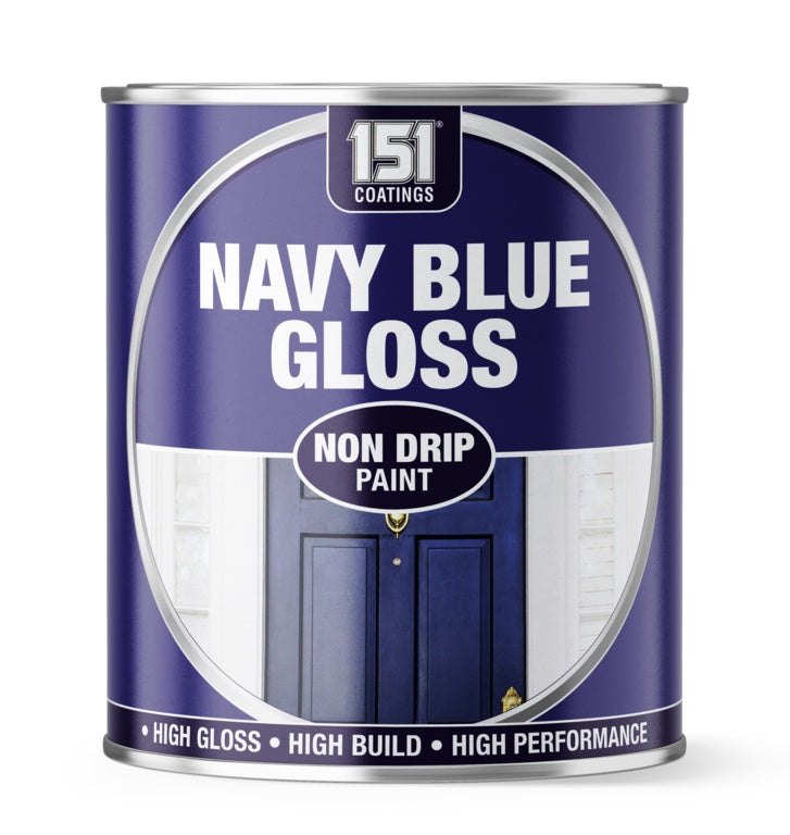 AMK® 151 Coatings Non Drip Gloss Paint 300ml Navy Blue