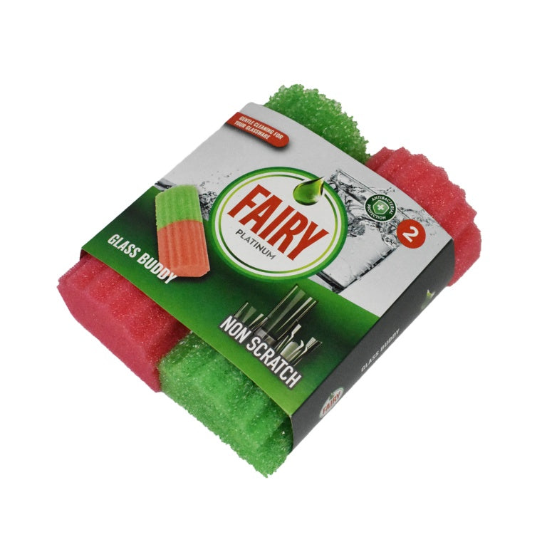 AMK® Addis Fairy Glass Buddy Sponge Pack 2