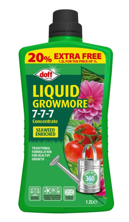 AMK® Doff Liquid Growmore Concentrate 1.2L Extra Fill