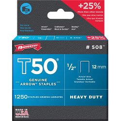 AMK® Arrow T50 Staples 12mm (1250)