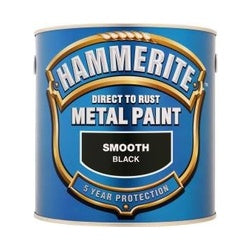 AMK® Hammerite Metal Paint Smooth 2.5L Black
