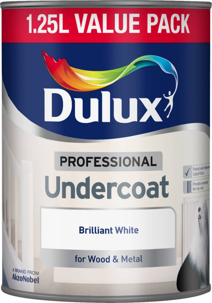 AMK® Dulux Professional Undercoat 1.25L Brilliant White