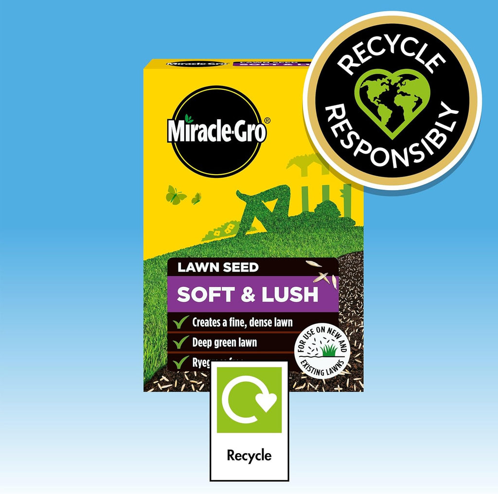 Miracle-Gro® Lawn Seed Soft & Lush Covers Up To 28m2