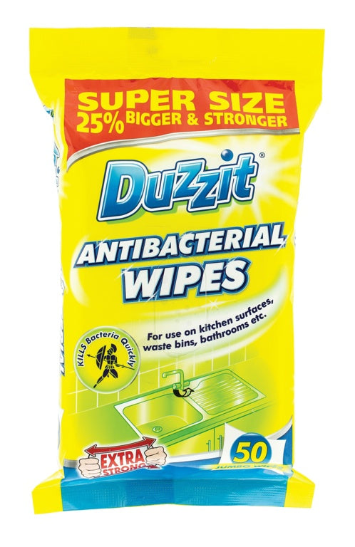 AMK® Duzzit Antibacterial Wipes 50 Pack
