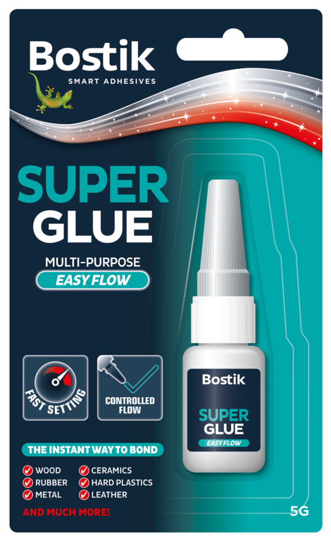 AMK® Bostik Super Glue Easyflow 5gm Bottle Blister