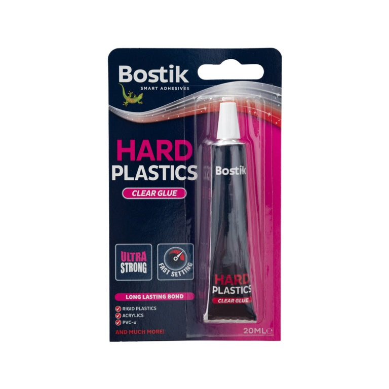 AMK® Bostik Hard Plastics Clear Adhesive 20ml Blister