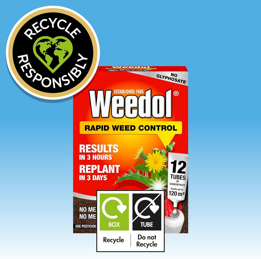 AMK® Weedol Rapid Weed Control 12 Tubes Concentrate