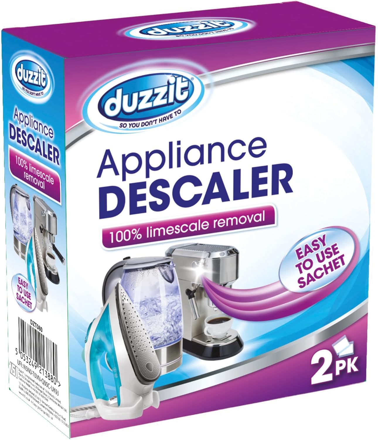 AMK® Duzzit Appliance Descaler 40g Pack 2