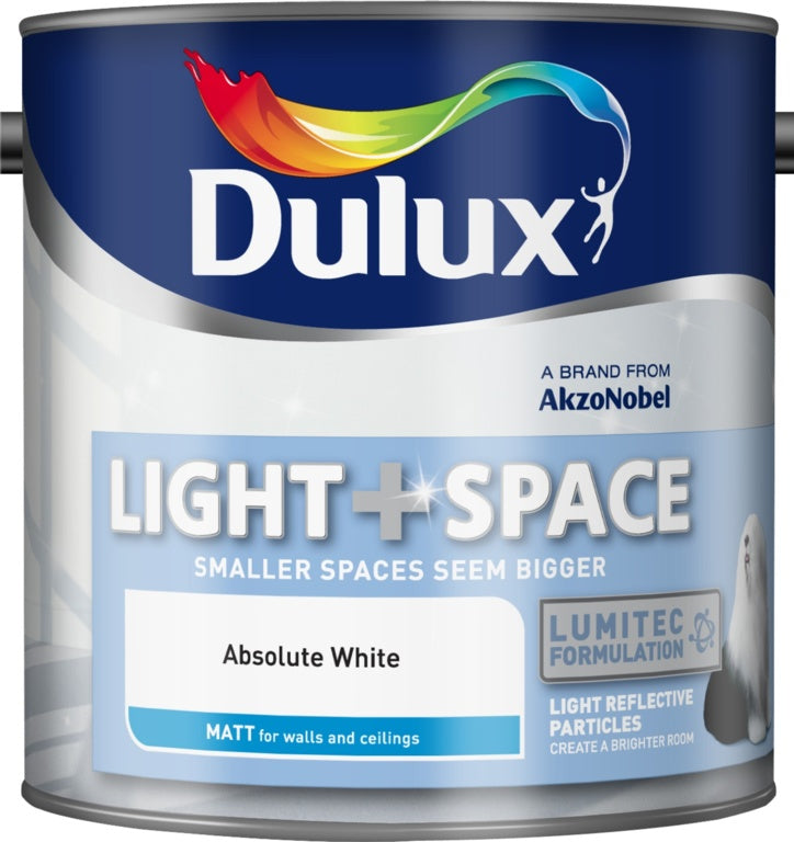 AMK® Dulux Light & Space Matt 2.5L Absolute White