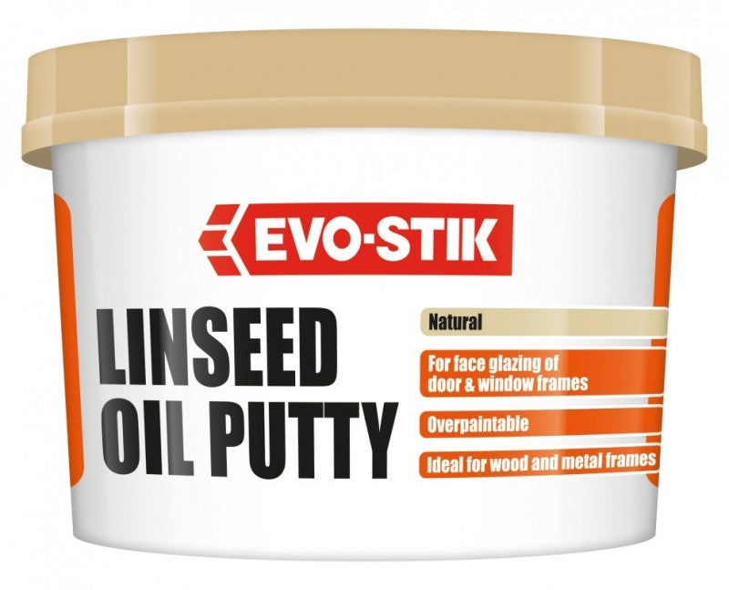 AMK® Evo-Stik Multi-Purpose Linseed Oil Putty 1kg Natural