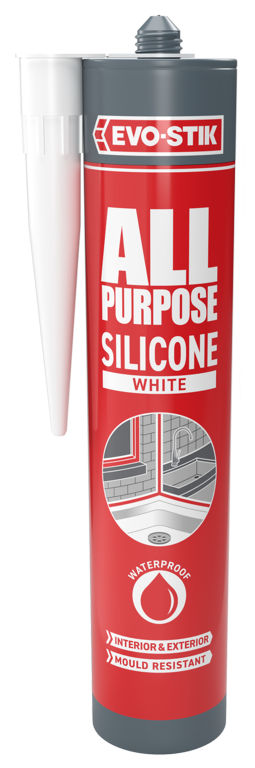 AMK® Evo-Stik All Purpose Flexible Silicone Sealant White C20