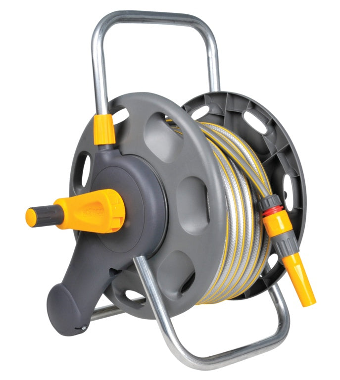AMK® Hozelock 2 in 1 Assembled Reel With 25m Hose