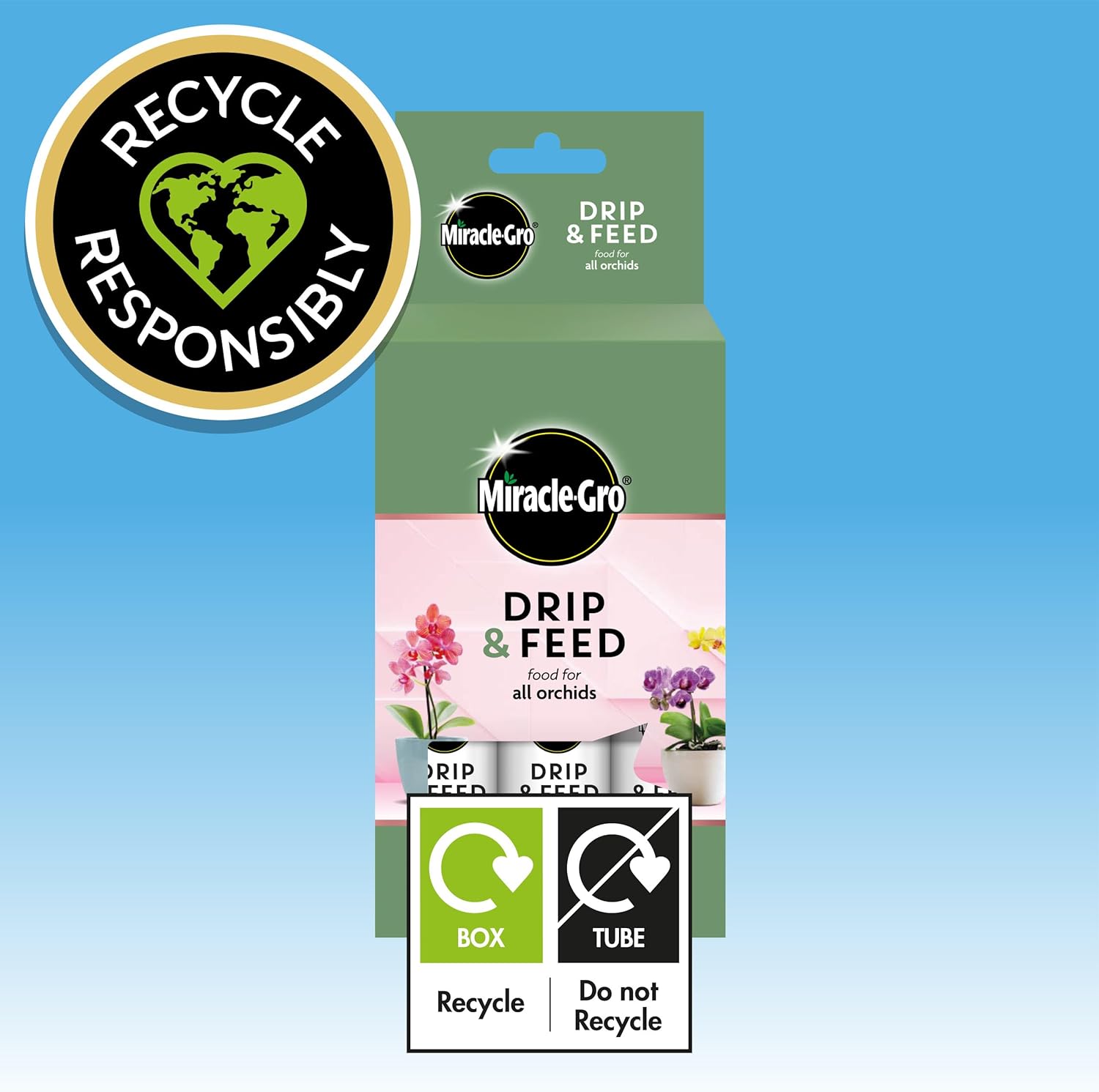 Miracle-Gro® Drip & Feed Orchid Pack 3