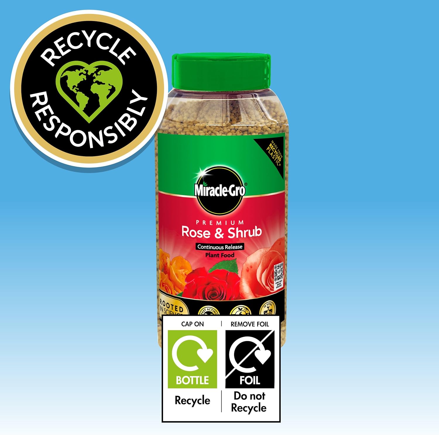 Miracle-Gro® Rose & Shrub Continuous Release Plant Food 900g