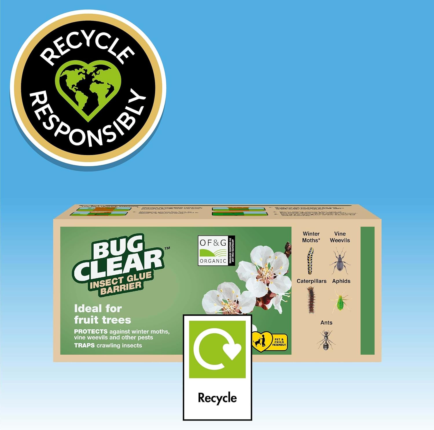 BugClear Insect Glue Barrier 5 Metres