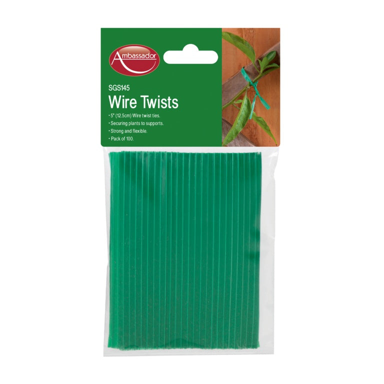 AMK® Ambassador Wire Twists 5" Pack 100