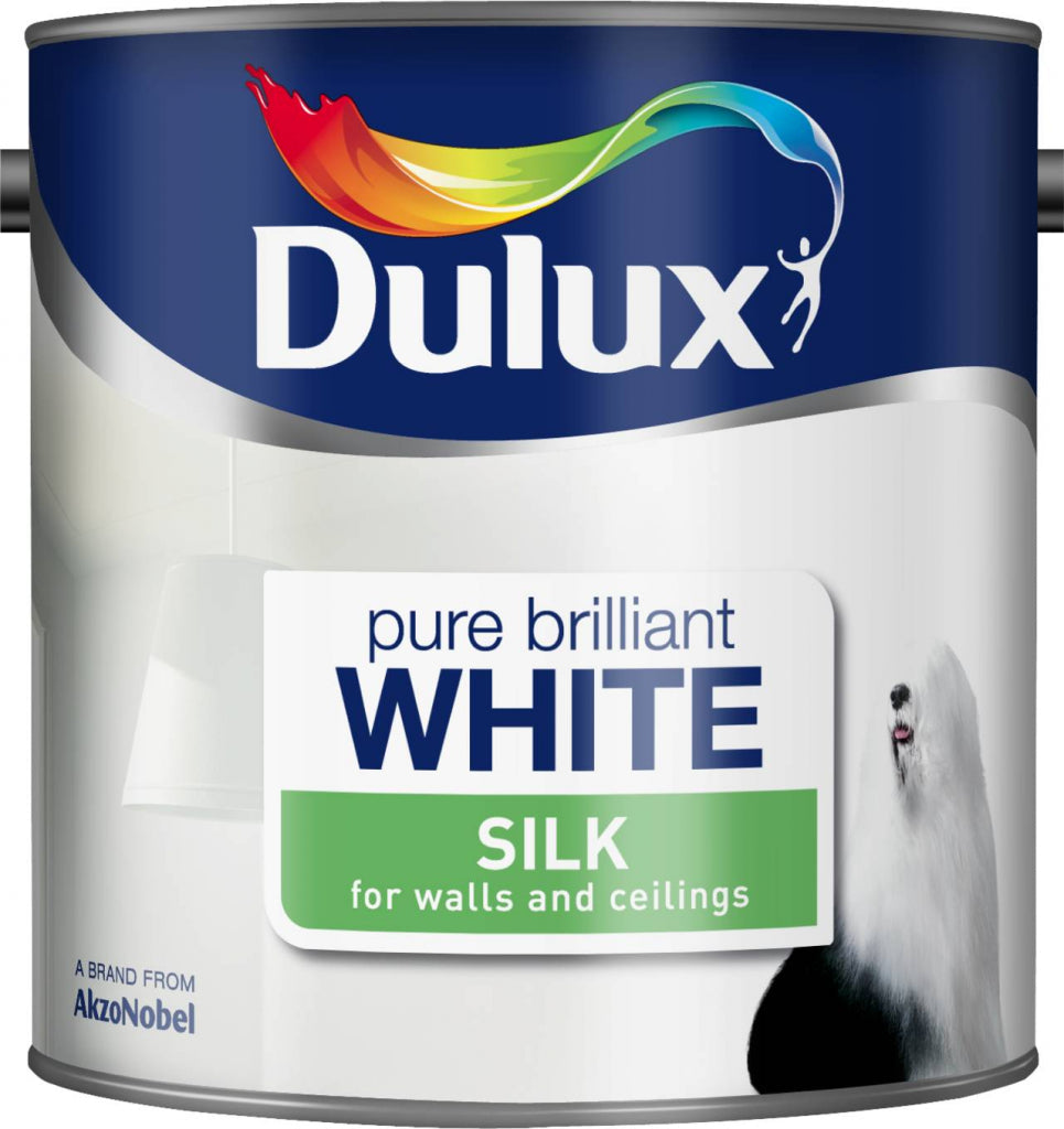 AMK® Dulux Silk 2.5L Pure Brilliant White