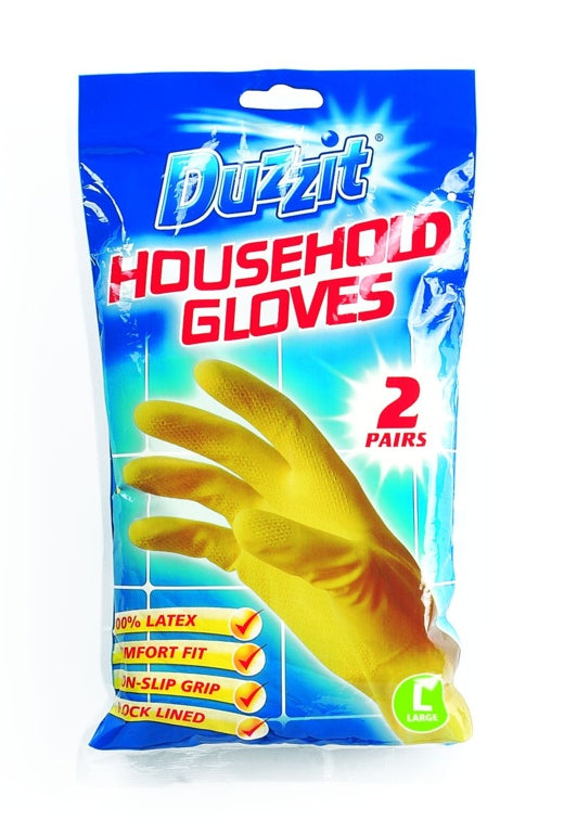AMK® Duzzit Latex Gloves Large / 2 Pack