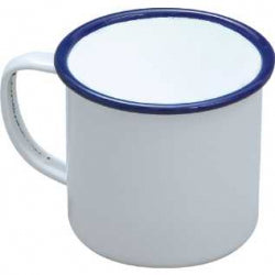 AMK® Falcon Traditional Enamel White Mug 9cm x 568ml